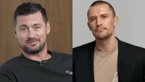 Артем Мілевський та Мирон Маркевич на благодійному матчі у Луцьку