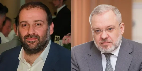 Тимур Міндіч (ліворуч) та Ярослав Железняк у судовій справі щодо Мідас