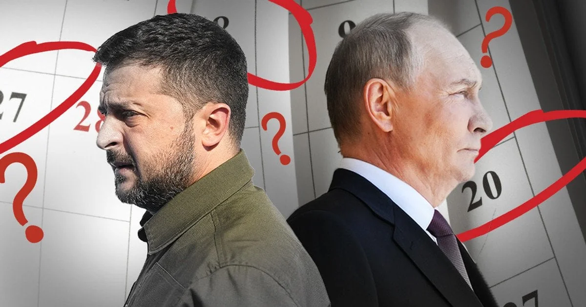 Володимир Зеленський та Путін на календарі з невизначеними датами зустрічі