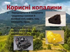 Корисні копалини Карпат