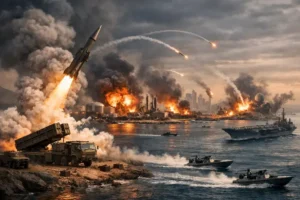 Ракетна атака США по портах Ірану в Ормузькій протоці