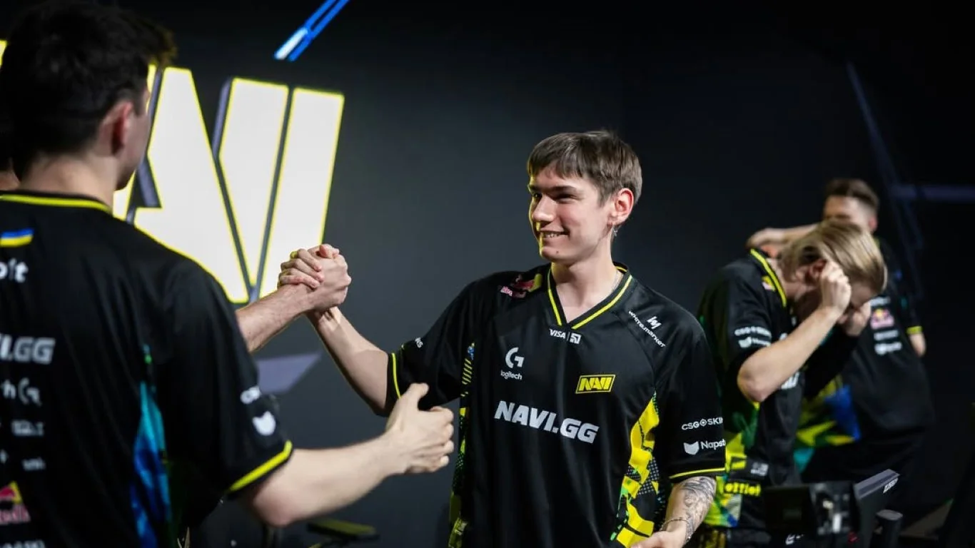 Гравці NAVI святкують вихід у фінал IEM Atlanta 2026 після перемоги над BetBoom