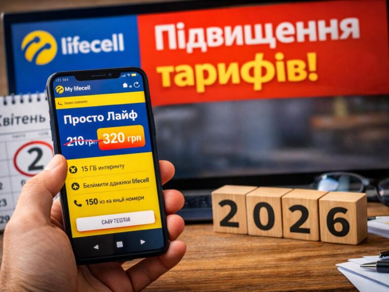 Який тариф Лайф найвигідніший у 2026 році