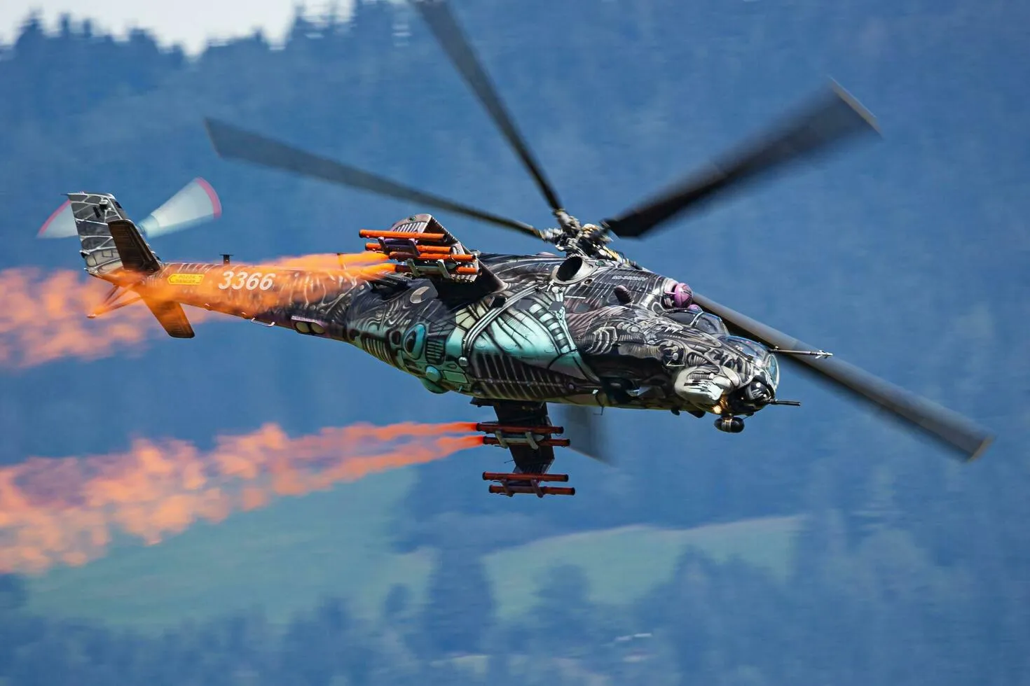 Ми-24 — боевой крокодил неба, который объединил огонь и десант