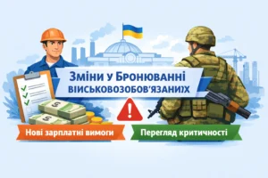 Изменения в бронировании военнообязанных и новые зарплатные требования