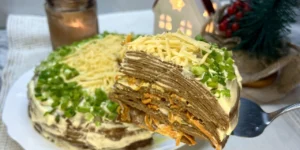 Печінковий торт рецепт: класичний ніжний варіант з курячої печінки
