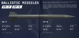 Украинские баллистические ракеты FP-7 и FP-9 дальностью до 900 км