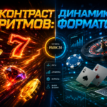 Контраст ігрових ритмів всередині Парик 24 казино та динаміка різних форматів