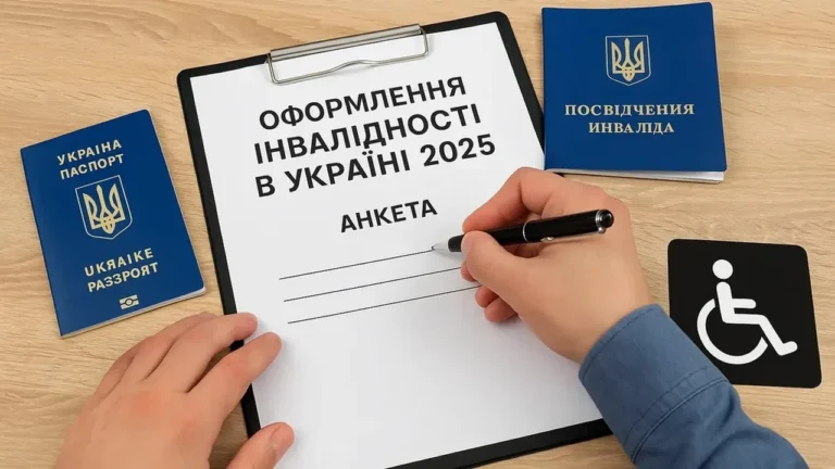 Пенсія по інвалідності: умови призначення, розмір та оформлення у 2026 році