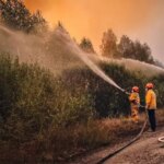 Пожежники загасили осередок вогню в Чорнобильській зоні