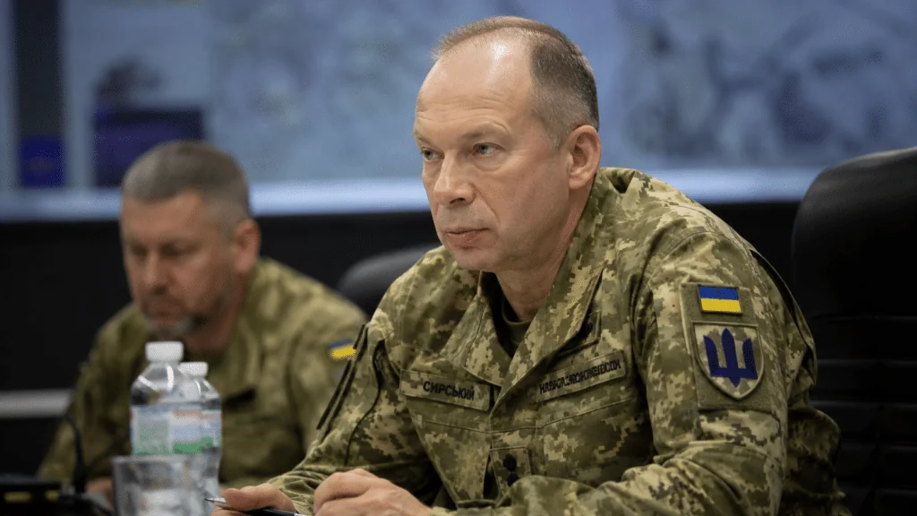 Олександр Сирський на нараді щодо загрози наступу РФ на Чернігівщину
