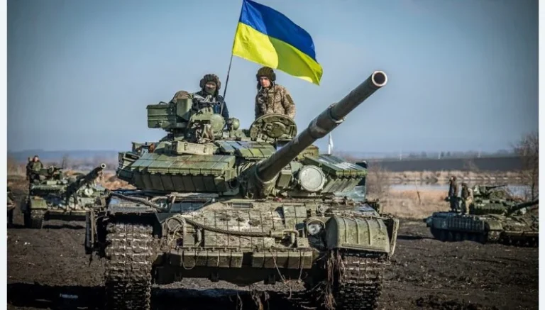 Танки ВСУ с флагом Украины наступают на юге против оккупантов